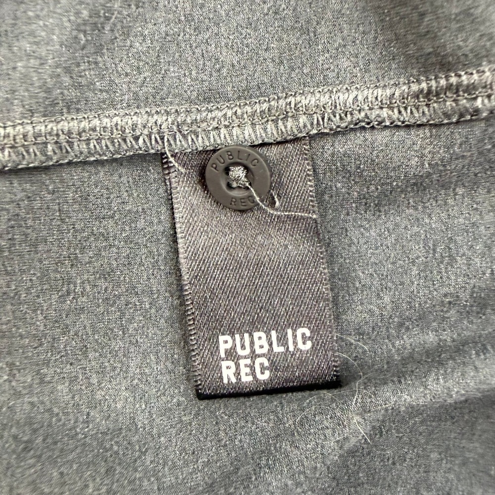 Public Rec Henley Shirt Mens XL Gray Short Sleeve Raglan Performance Stretch - Picture 5 of 8